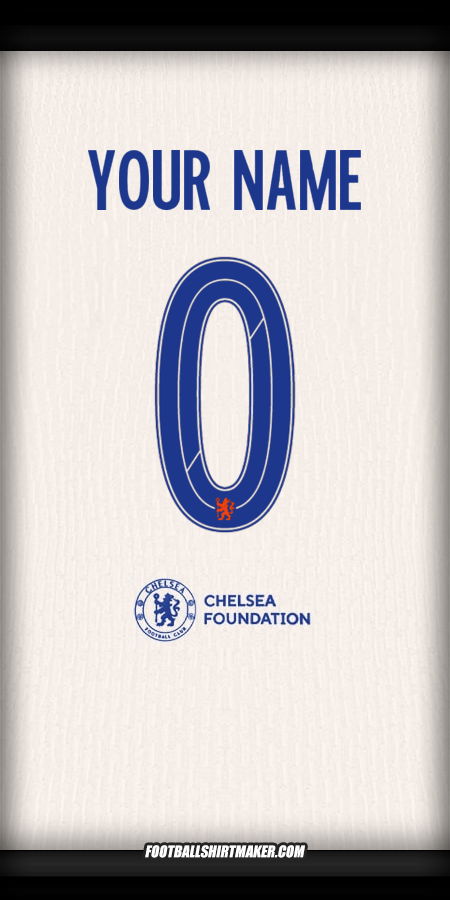 Jersey Chelsea 2024/2025 Cup II -  your name - 0