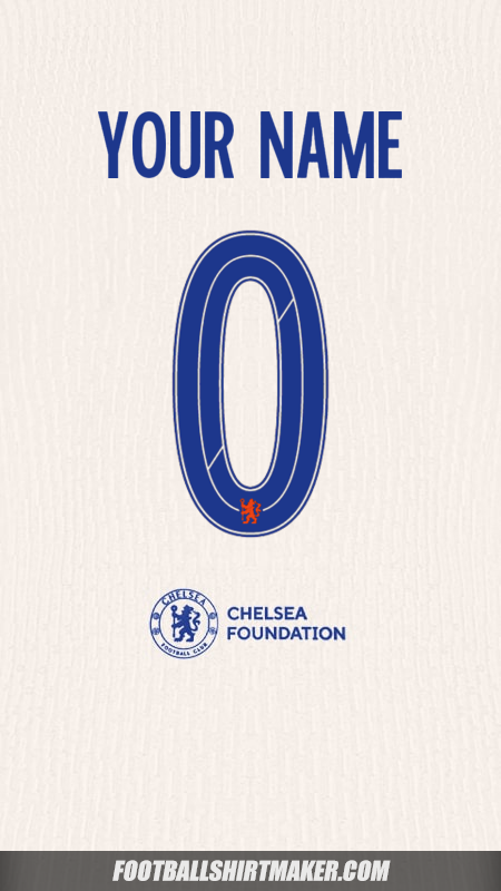 Shirt Chelsea 2024/2025 Cup II -  your name - 0