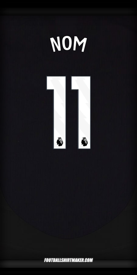 Maillot Arsenal 2024/2025 Extérieur -  nom - 11