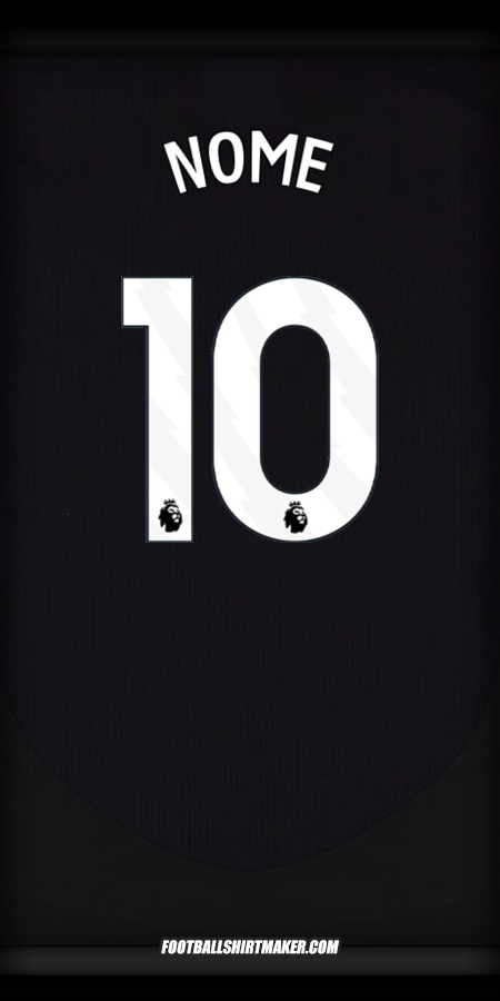 Maglia Arsenal 2024/2025 Seconda -  nome - 10