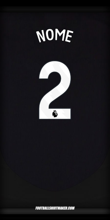 Maglia Arsenal 2024/2025 Seconda -  nome - 2