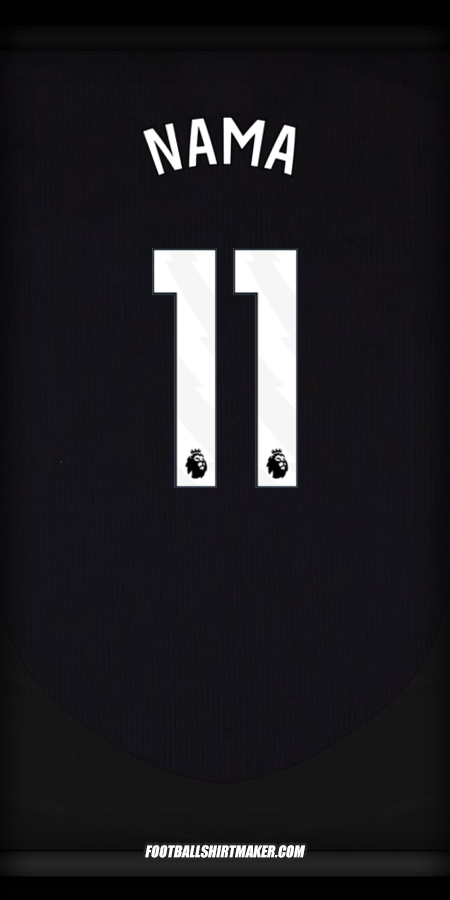 Jersey Arsenal 2024/2025 Alternatif -  nama - 11