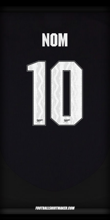 Maillot Arsenal Cup 2024/2025 Extérieur -  nom - 10