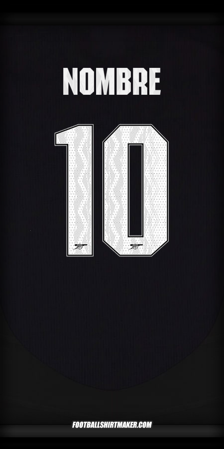 Jersey Arsenal Cup 2024/2025 Visita -  nombre - 10