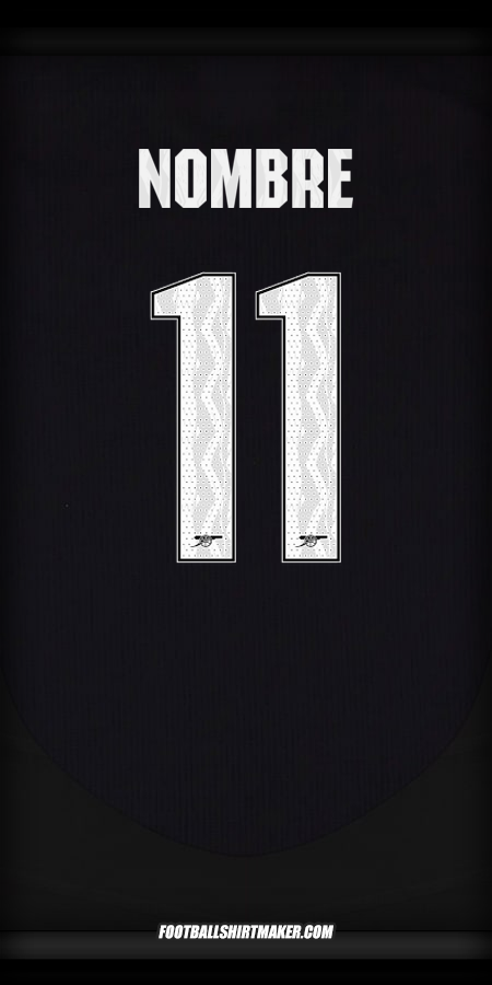 Jersey Arsenal Cup 2024/2025 Visita -  nombre - 11