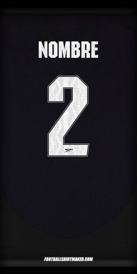 Camiseta Arsenal Cup 2024/2025 Visita -  nombre - 2