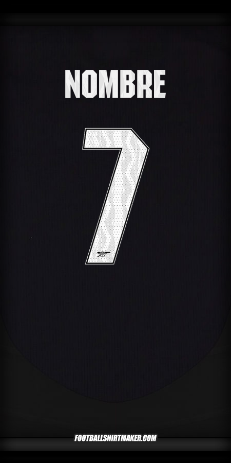 Jersey Arsenal Cup 2024/2025 Visita -  nombre - 7