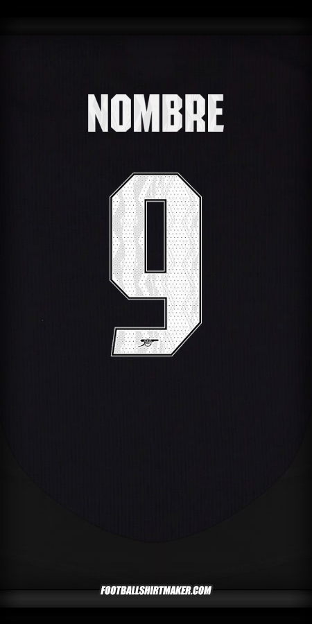 Jersey Arsenal Cup 2024/2025 Visita -  nombre - 9