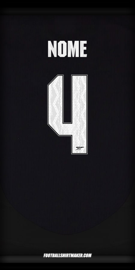 Maglia Arsenal Cup 2024/2025 Seconda -  nome - 4