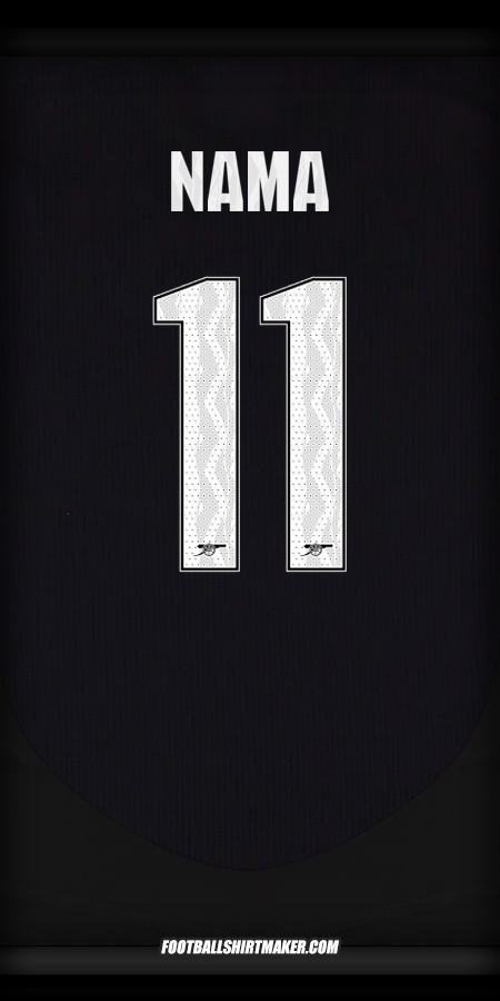 Jersey Arsenal Cup 2024/2025 Alternatif -  nama - 11