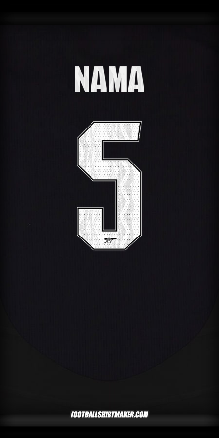 Jersey Arsenal Cup 2024/2025 Alternatif -  nama - 5