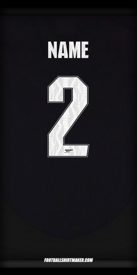 Jersey Arsenal Cup 2024/2025 Away -  name - 2