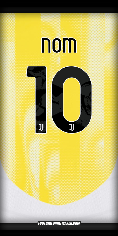 Maillot Juventus FC Cup 2024/2025 Extérieur -  nom - 10