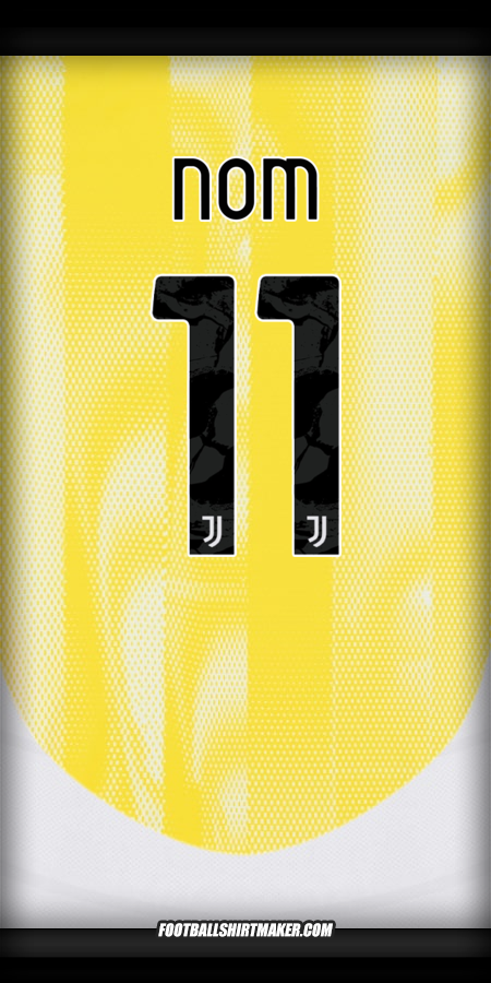 Maillot Juventus FC Cup 2024/2025 Extérieur -  nom - 11