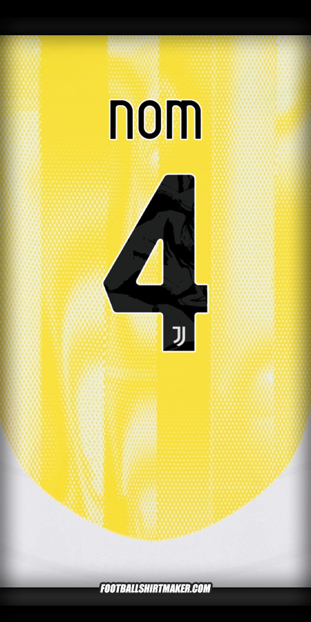 Maillot Juventus FC Cup 2024/2025 Extérieur -  nom - 4
