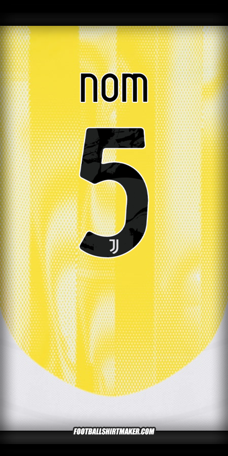 Maillot Juventus FC Cup 2024/2025 Extérieur -  nom - 5