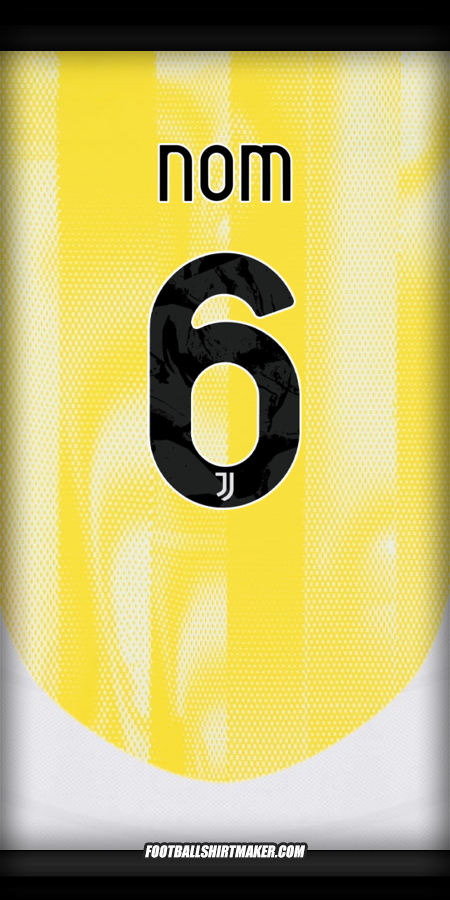 Maillot Juventus FC Cup 2024/2025 Extérieur -  nom - 6