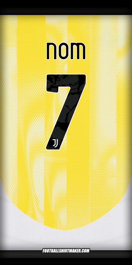 Maillot Juventus FC Cup 2024/2025 Extérieur -  nom - 7