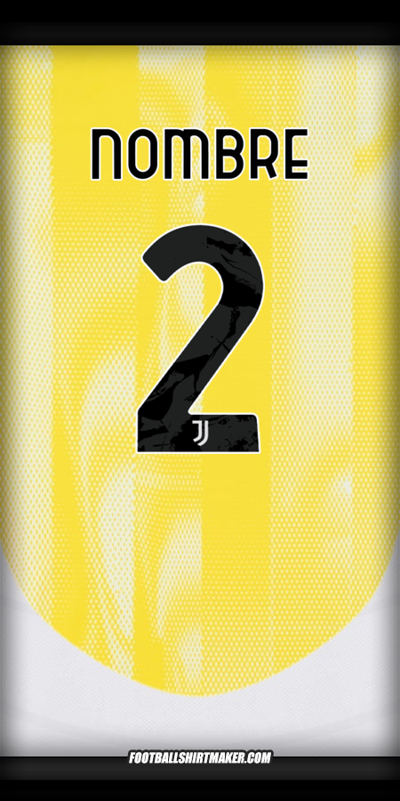 Jersey Juventus FC Cup 2024/2025 Visita -  nombre - 2