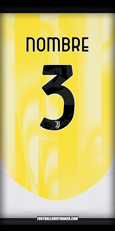 Jersey Juventus FC Cup 2024/2025 Visita -  nombre - 3