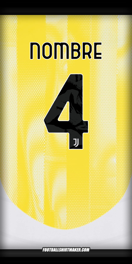 Jersey Juventus FC Cup 2024/2025 Visita -  nombre - 4