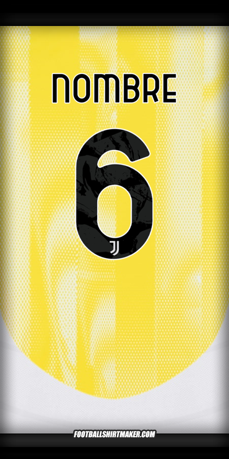 Jersey Juventus FC Cup 2024/2025 Visita -  nombre - 6