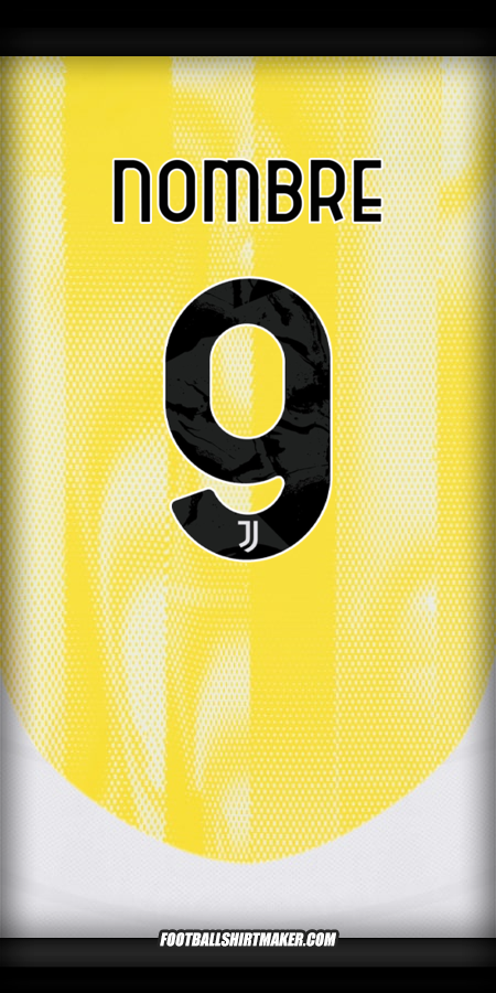 Jersey Juventus FC Cup 2024/2025 Visita -  nombre - 9
