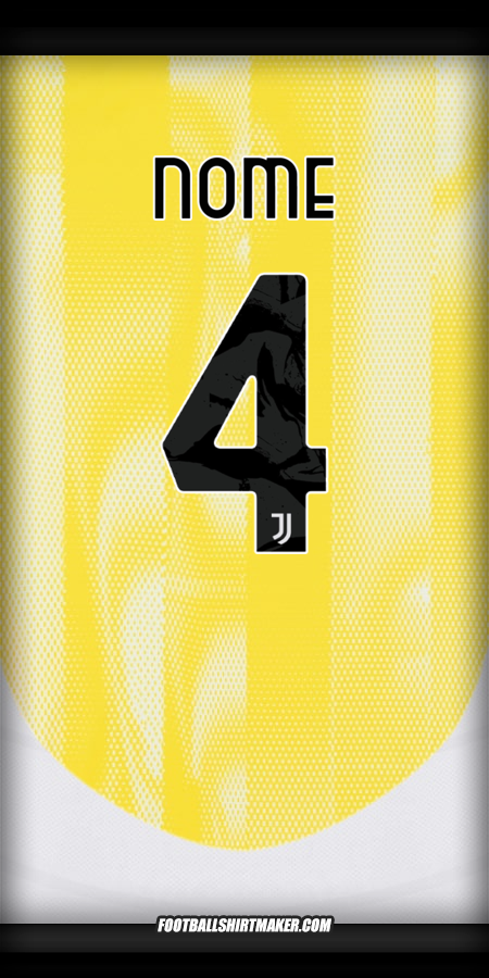Maglia Juventus FC Cup 2024/2025 Seconda -  nome - 4