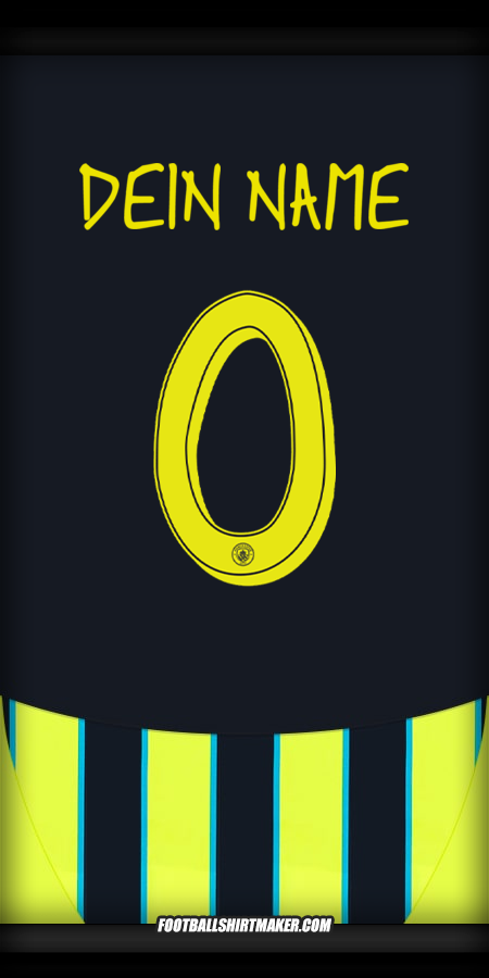Trikot Manchester City 2024/2025 Cup II -  dein name - 0