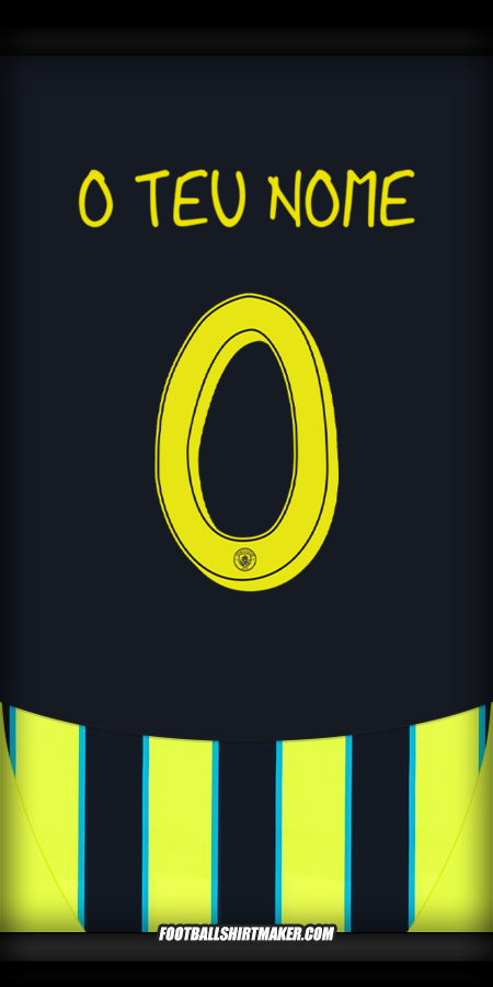 Camisola Manchester City Cup 2024/2025 II -  o teu nome - 0