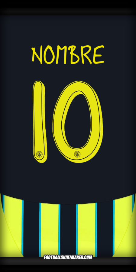 Camiseta Manchester City Cup 2024/2025 Visita -  nombre - 10