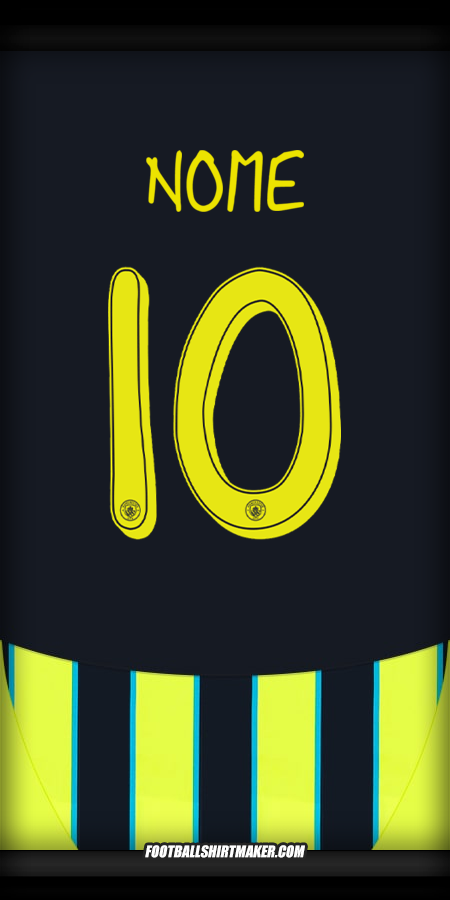Maglia Manchester City Cup 2024/2025 Seconda -  nome - 10