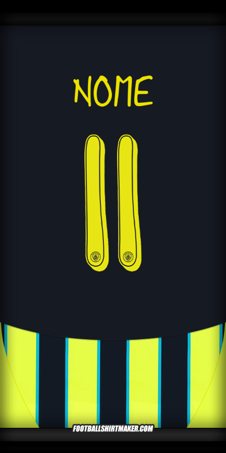 Maglia Manchester City Cup 2024/2025 Seconda -  nome - 11