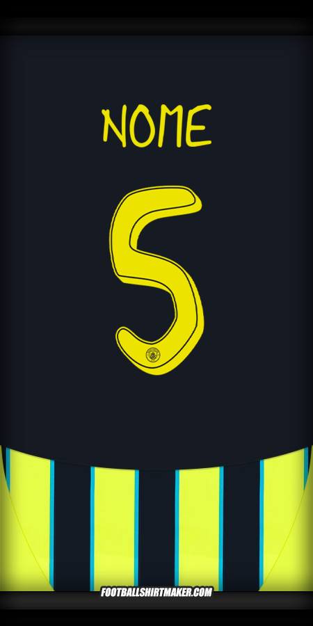 Maglia Manchester City Cup 2024/2025 Seconda -  nome - 5