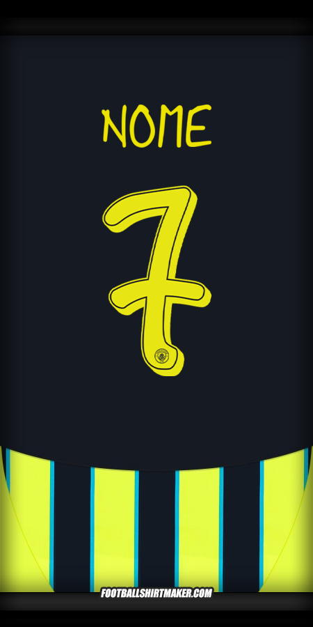 Maglia Manchester City Cup 2024/2025 Seconda -  nome - 7