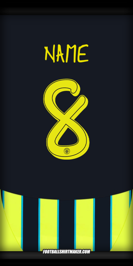 Shirt Manchester City Cup 2024/2025 Away -  name - 8