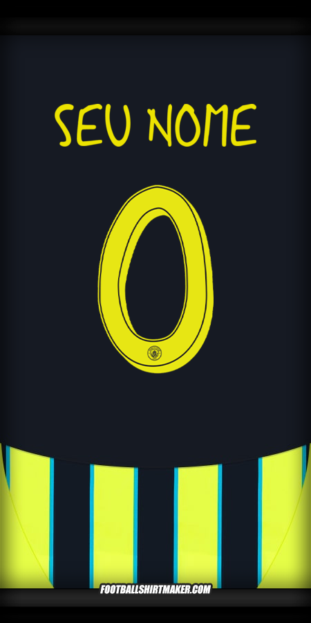 Camisa Manchester City Cup 2024/2025 II -  seu nome - 0