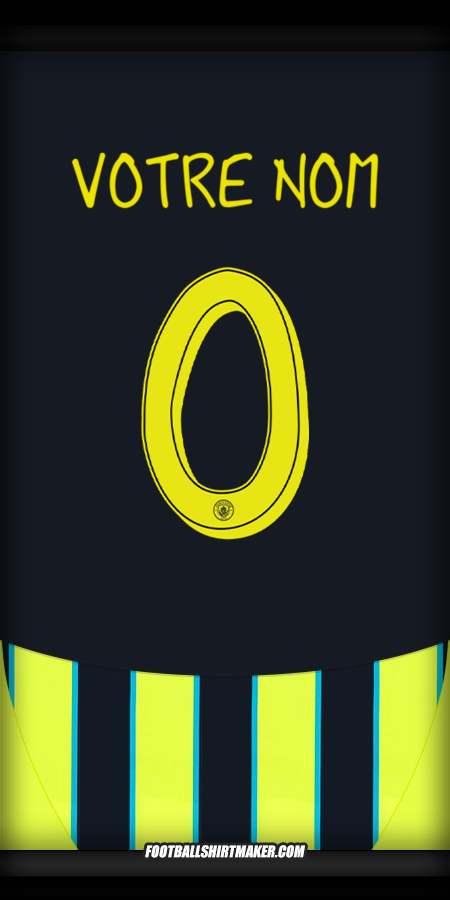 Maillot Manchester City Cup 2024/2025 II -  votre nom - 0