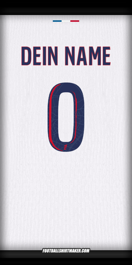 Trikot Paris Saint Germain 2024/2025 II -  dein name - 0