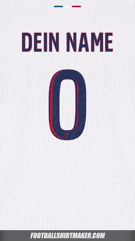 Trikot Paris Saint Germain 2024/2025 II -  dein name - 0