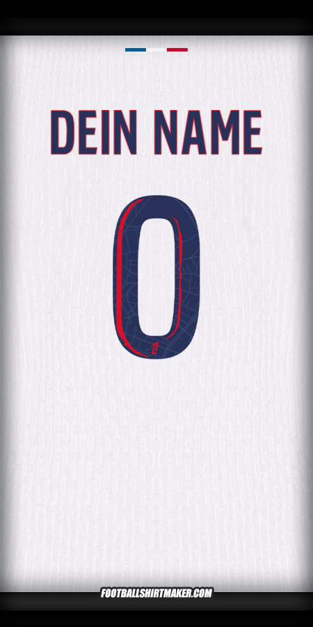 Trikot Paris Saint Germain 2024/2025 II -  dein name - 0