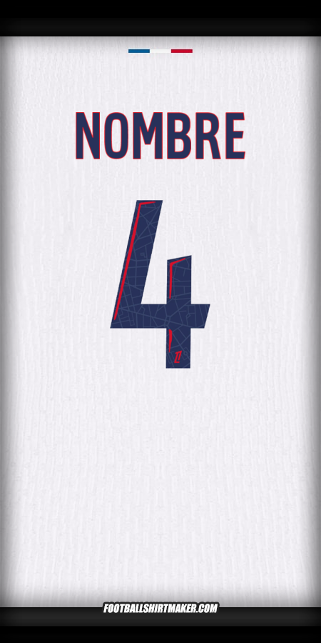 Camiseta Paris Saint Germain 2024/2025 Visita -  nombre - 4