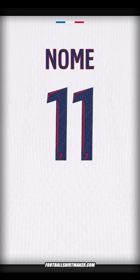 Maglia Paris Saint Germain 2024/2025 Seconda -  nome - 11
