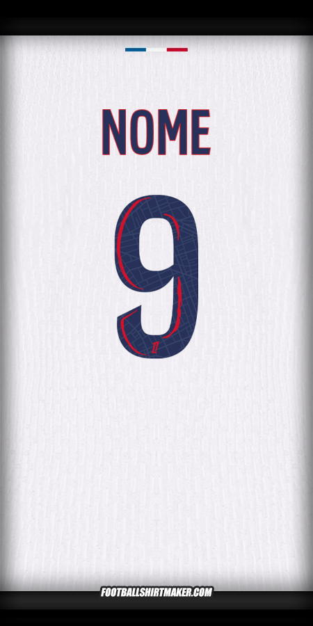 Camisola Paris Saint Germain 2024/2025 Alternativa -  nome - 9