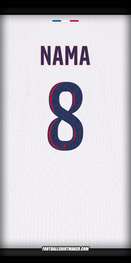 Jersey Paris Saint Germain 2024/2025 Alternatif -  nama - 8
