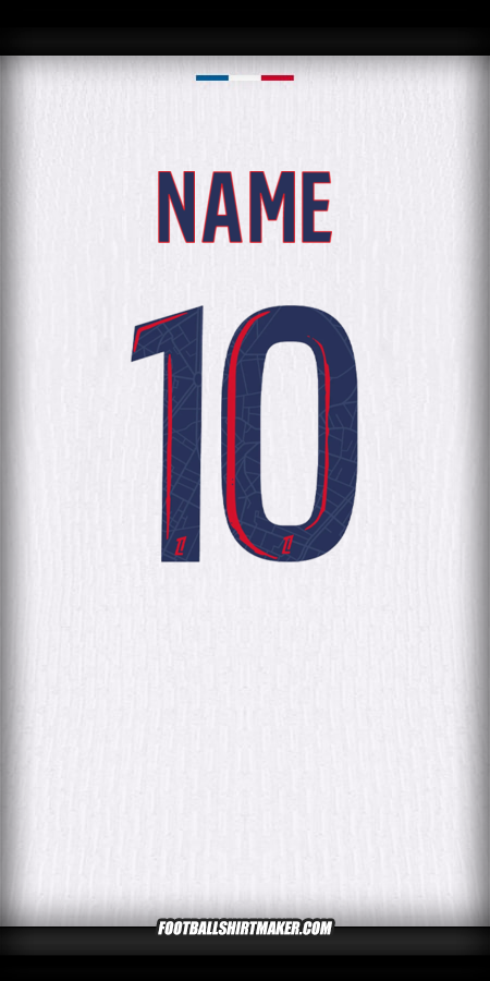 Jersey Paris Saint Germain 2024/2025 Away -  name - 10