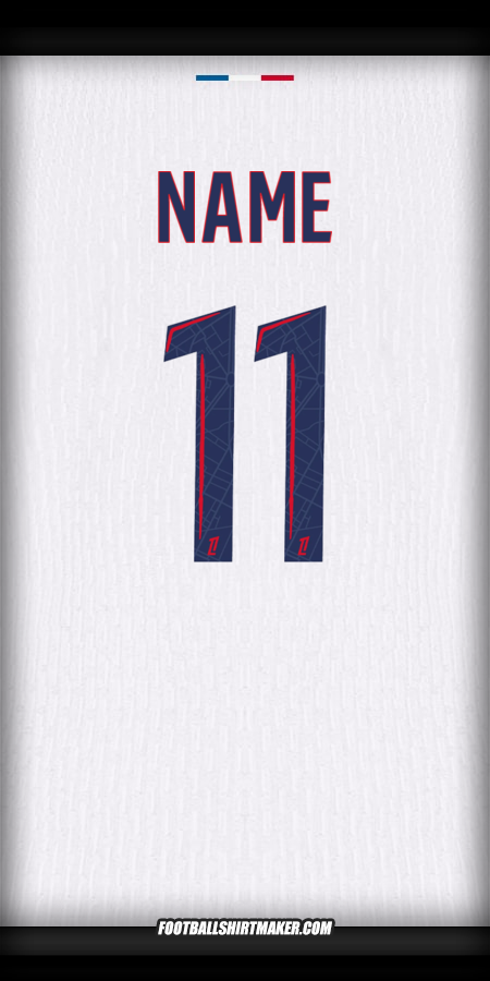 Trikot Paris Saint Germain 2024/2025 Auswärts -  name - 11