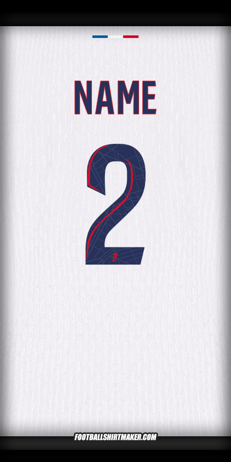 Jersey Paris Saint Germain 2024/2025 Away -  name - 2
