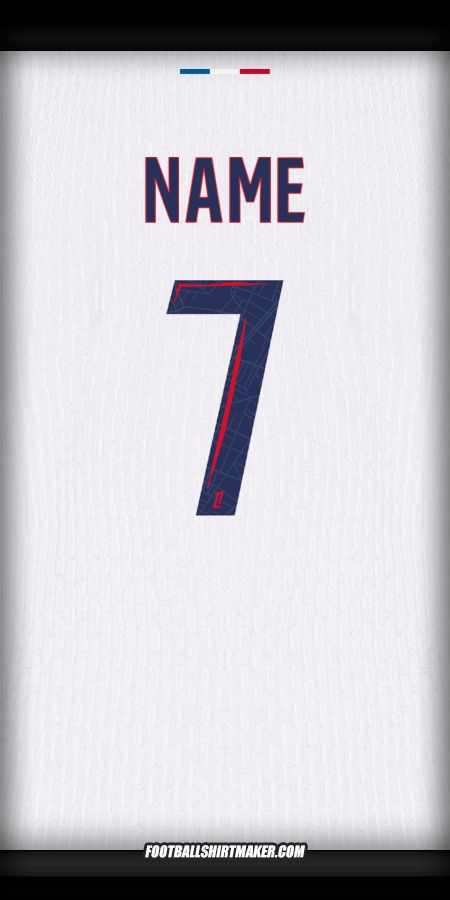 Jersey Paris Saint Germain 2024/2025 Away -  name - 7