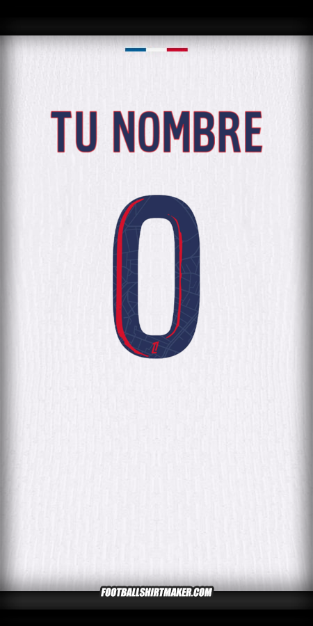 Camiseta Paris Saint Germain 2024/2025 II -  tu nombre - 0